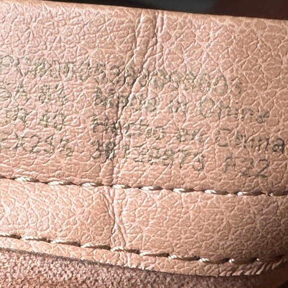 Sam & Libby Cognac Boots 8.5 Floral Buckle - Picture 12 of 13